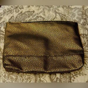 Tarte dark gold cosmetic bag
